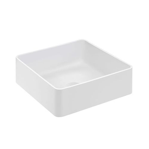 カウンタートップ型洗面器 - MODULAR : 744110602 - COSMIC - CristalPlant® / 正方形 / 現代風