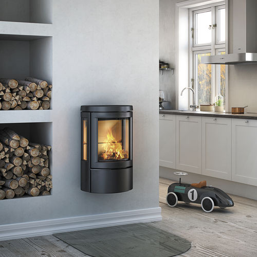 薪ストーブ - 2610 - HWAM Intelligent Heat AS - 0 - 5 kW / 壁取り付け式 / 3面タイプ