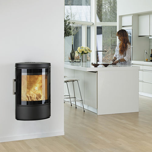 薪ストーブ - 3110 - HWAM Intelligent Heat AS - 0 - 5 kW / 壁取り付け式 / 現代風
