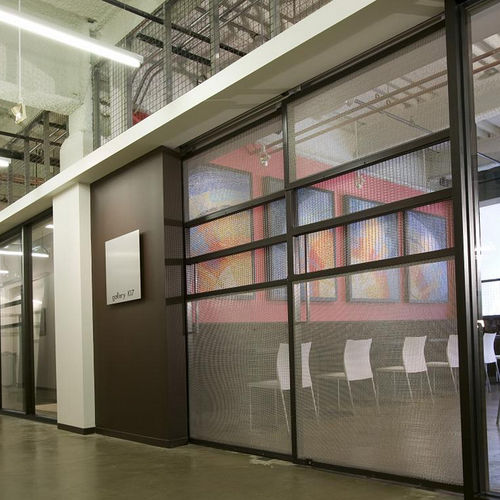 屋内用ワイヤーメッシュ - FASHION INDUSTRY GALLERY - Cambridge Architectural Mesh - 間仕切壁用 / 伸長メッシュ