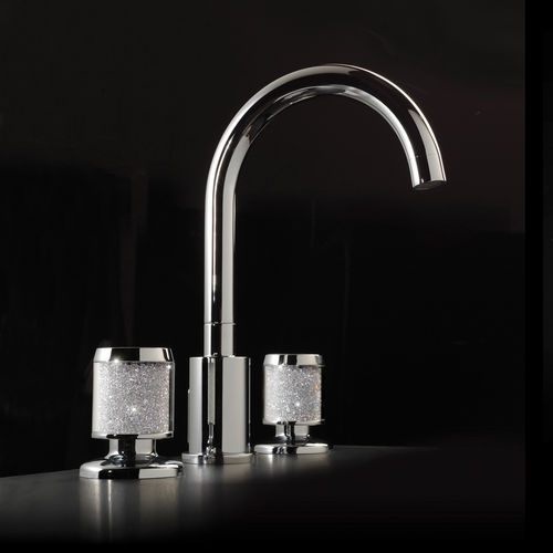 洗面器用混合水栓 - 77 005 CR - Griferías Maier - カウンタートップ / 金属製 / swarovski® クリスタル製