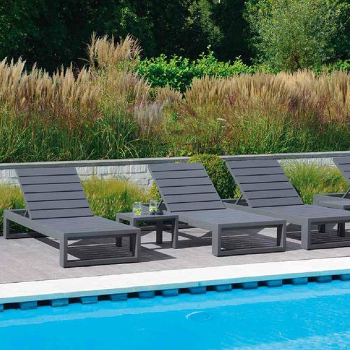 現代風サマーベッド - VITORIA - BOREK parasols | outdoorfurniture - アルミニウム / 庭用 / リクライニング式