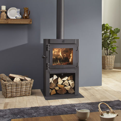 薪ストーブ - Dik Geurts - Jannik Medium, High - DRU - 4 kW / 5 kW...10 kW / 床置き