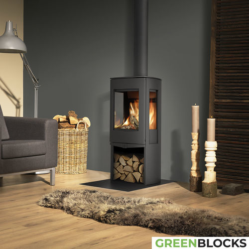薪ストーブ - DIK GEURTS - Folke - DRU - 4 kW / 5 kW...10 kW / 床置き
