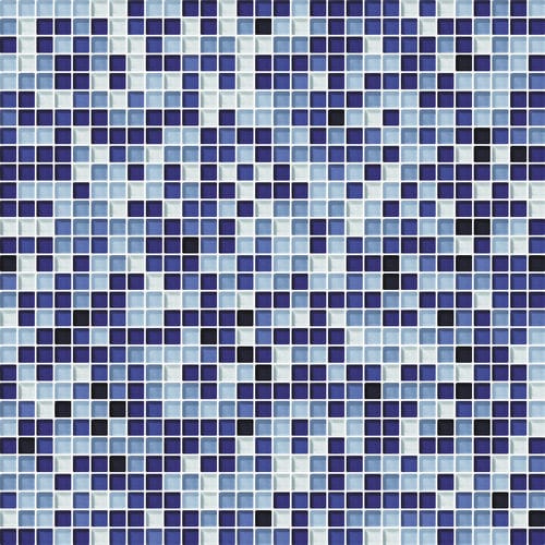 ガラス製モザイク - CR.0570 ZAFFIRO G - Mosaico + - テクスチャード仕上げ / 屋内用 / 壁面