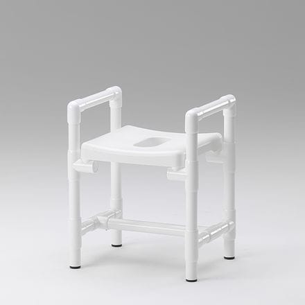 伝統的シャワースツール - DH 49 A - RCN Medizin- und Rehatechnik - プラスチック製 / プラスチック製脚 / 4脚