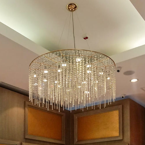 アールデコシャンデリア - VARSOVIA - Ccastro Lighting - swarovski® クリスタル製 / 業務用 / 滝状
