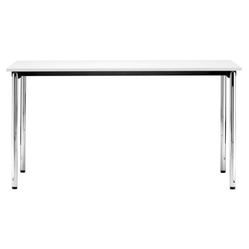 現代風テーブル - S 1196/1 - THONET/トーネット - ラミネート / メラミン / クロム化金属脚