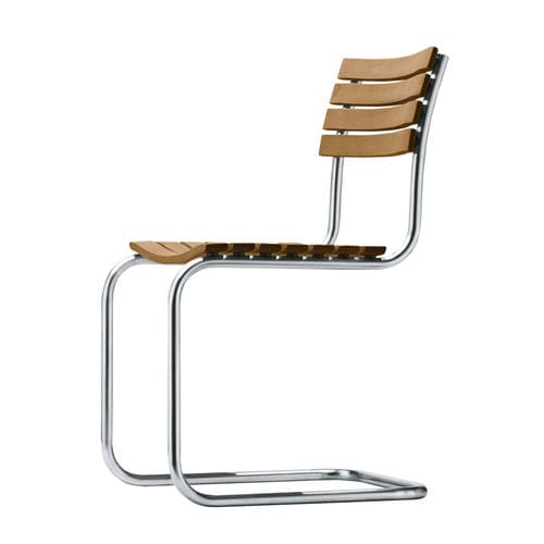 現代風ガーデンチェア - S 40 - THONET/トーネット - 屋外用 / イロコ製 / ステンレススチール脚