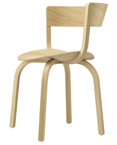 現代風レストラン用チェア - 404 - THONET/トーネット - 屋内用 / 成形合板製 / オーク材製脚