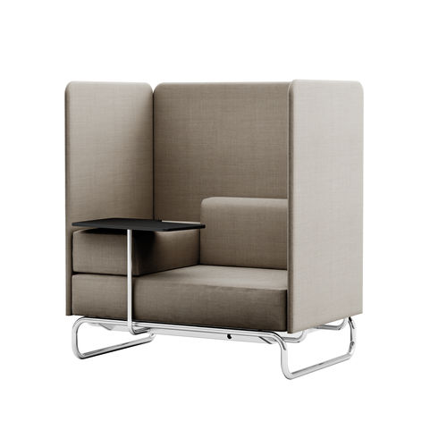 現代風アームチェア - S 5001/C005 - THONET/トーネット - 布製 / 台付き / プライバシー
