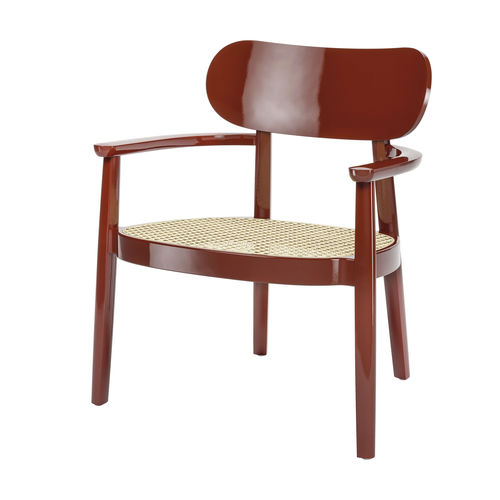 現代風アームチェア - 119 F - THONET/トーネット - 布製 / 革製 / 籐製