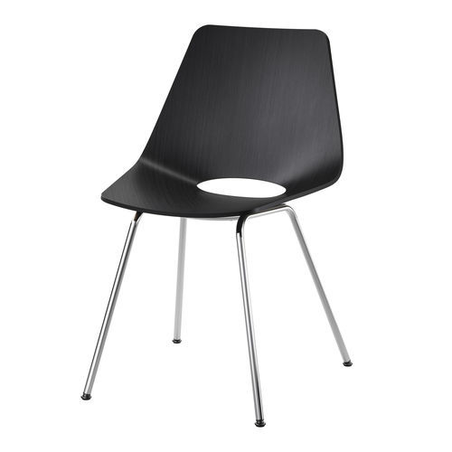 現代風チェア - S 661 - THONET/トーネット - 屋内用 / 成形合板製 / 明清色の木製