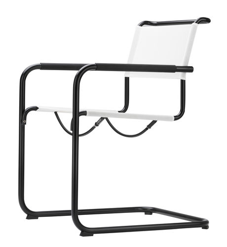 現代風チェア - ALL SEASONS : S 34 N - THONET/トーネット - 屋外用 / 布製 / パウダーコートスチール製脚