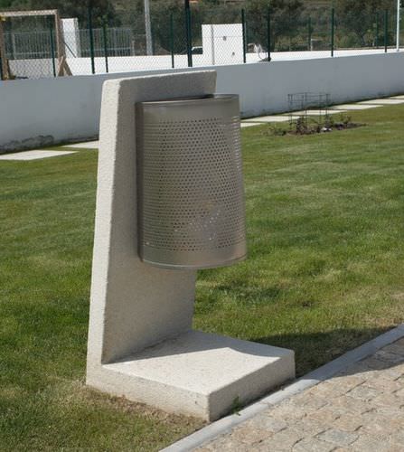 公共用ゴミ箱 - GÓIS - A Amop Synergies - ステンレススチール製 / コンクリート製 / 蓋なし