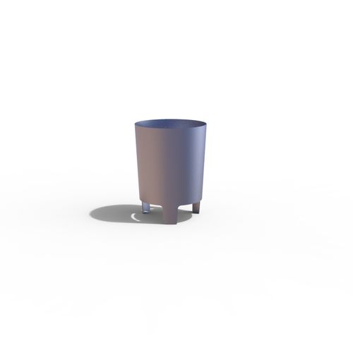 公共用ゴミ箱 - LUGARCOMUM: STEEL PAPER BIN S - A Amop Synergies - スチール製 / 蓋なし / 現代風
