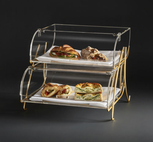 食品用展示用ラック - BK020 - Rosseto Serving Solutions - カウンタートップ上 / 金属製 / アクリル製