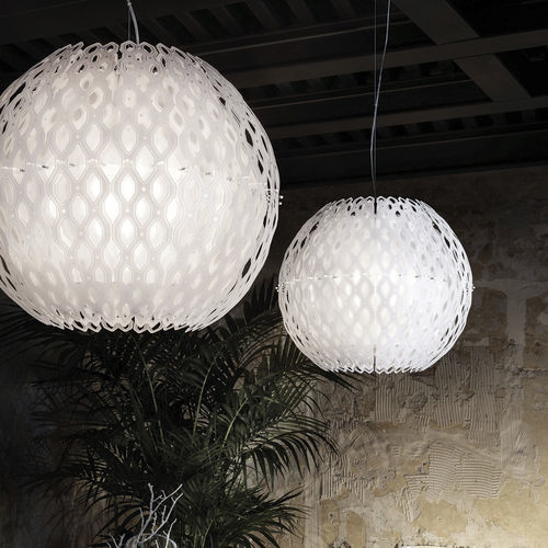 ペンダントランプ - CHARLOTTE GLOBE - Slamp - Lentiflex® / Cristalflex® 製 / 現代風