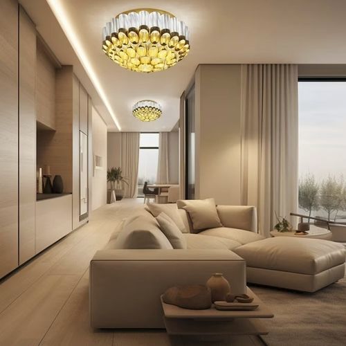 現代風シーリングライト - ODEON - Slamp - 円形 / Goldflex® / Lentiflex®