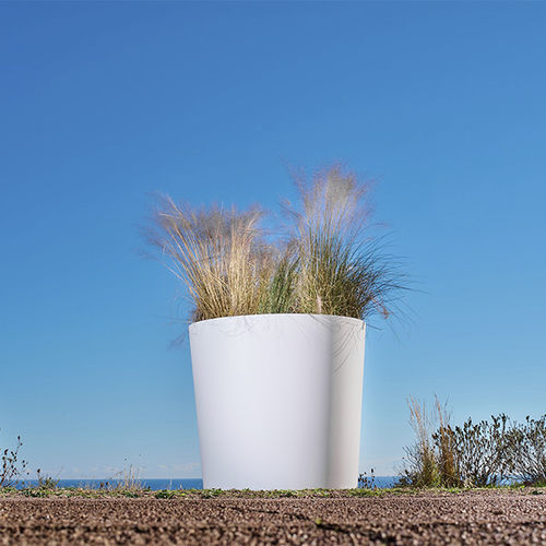 溶融亜鉛メッキ鋼製ベルサイユプランター - GLAM 2 - CYRIA | Mobilier Urbain - コールテン鋼製 / 熱漆塗りスチール / 円形