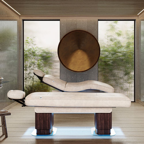 電動マッサージ台 - MILANO - Lemi BEAUTY & SPA - 木製 / 金属製 / 革製