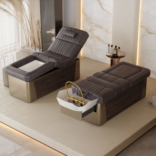 革製スパ用ペディキュアチェア - VENICE HEAD SPA - Lemi BEAUTY & SPA - 電動 / 引き出し付き / 人間工学デザイン