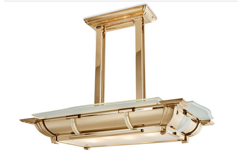 ペンダントランプ - NEW ORLEANS - GOLD - Art Deco Schneider - 光沢のある真鍮製 / ゴールド製 / 伝統的