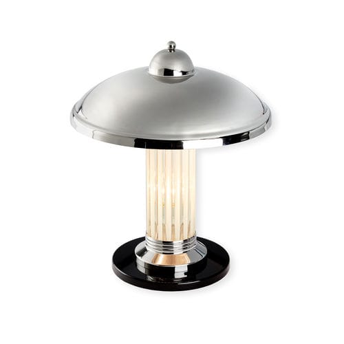 卓上ランプ - LIMOGES ART.11 - Art Deco Schneider - ニッケル真鍮製 / クロム真鍮製 / アールデコ