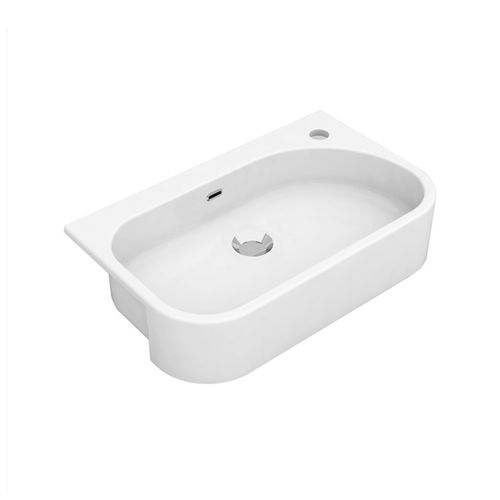半はめ込み型洗面器 - SYN4554101 - Olympia - セラミック製 / マット仕上げ / 穴1つ