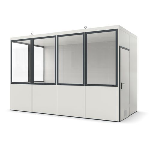 オフィス用プレハブ式ブース - Wi 12b - wsm Raumsysteme - 技術用途用 / モジュール式