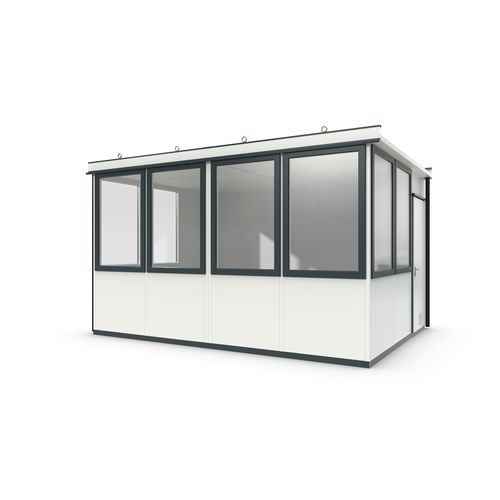 屋外用プレハブ式ブース - MultiRoom Basic 15 - wsm Raumsysteme - オフィス用 / 技術用途用 / 衛生用