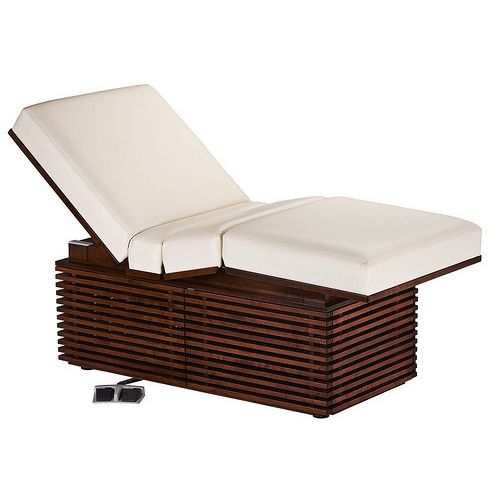 電動マッサージ台 - PRO SALON™ MODERN - Living Earth Crafts - 油圧式 / 木製 / 収納付き
