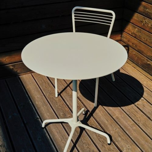 現代風ピクニック用テーブル -  FLANEUR - mmcité street furniture - アルミニウム / スチール製 / HPL