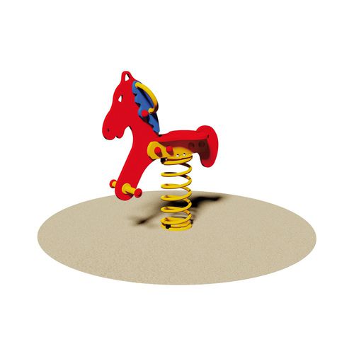 溶融亜鉛メッキ鋼製スプリング遊具 - ARTURO - Dimo Group Srl - ポリエチレン / HDPE / 動物