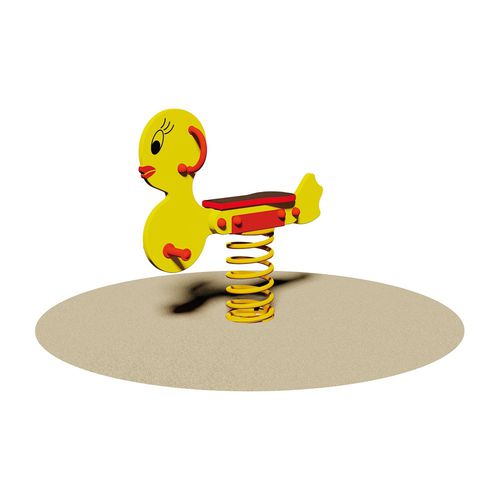 溶融亜鉛メッキ鋼製スプリング遊具 - CHICK  - Dimo Group Srl - 木製 / 動物 / 1人用