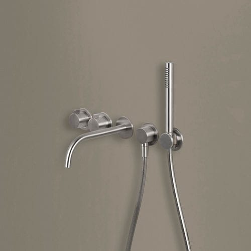 ステンレススチール製浴槽用混合水栓 - PB SET24THERM - COCOON - 壁取り付け式 / 現代風 / 穴5つ