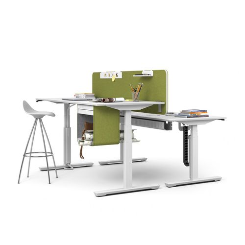 オープンスペース用デスク - TCARE - JG Group - 壁取り付け式 / 現代風 / MDF