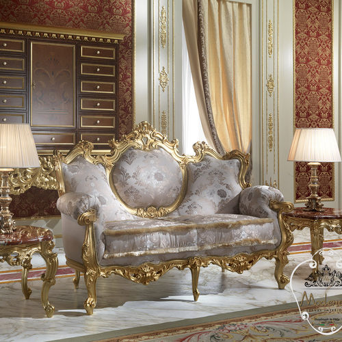 ヌーボーバロックソファー - 15405 - Modenese Luxury Interiors - 布製 / 手作り / グレー