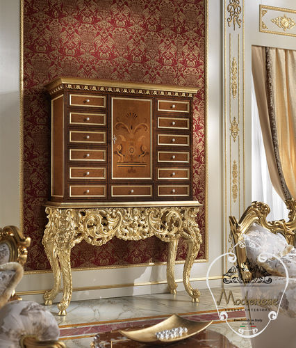長脚サイドボード - 15611 - Modenese Luxury Interiors - ヌーボーバロック / 無垢材 / ホテル用