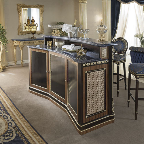 バーカウンター - 14113 - Modenese Luxury Interiors - 無垢材 / 半円形