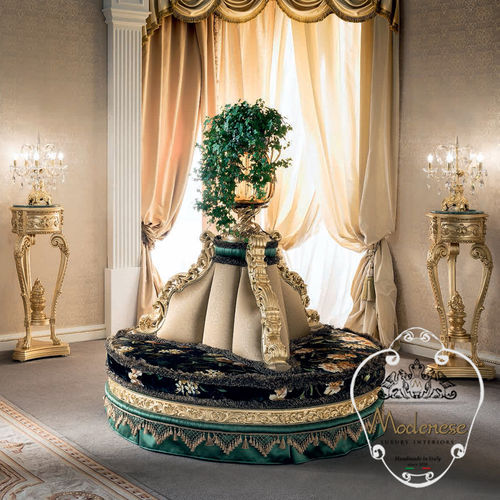 円形ソファー - 14439 - Modenese Luxury Interiors - クラシック / 布製 / 手作り