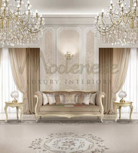 伝統的ソファー - 17424 - Modenese Luxury Interiors - 布製 / 木製 / カスタマイズ可能な色