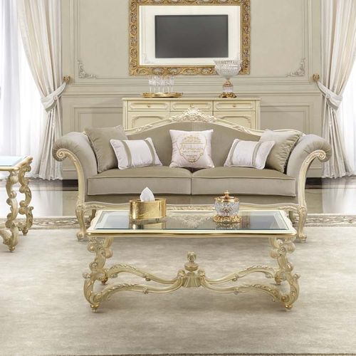 伝統的ソファー - 17407 - Modenese Luxury Interiors - 布製 / 木製 / カスタマイズ可能な色