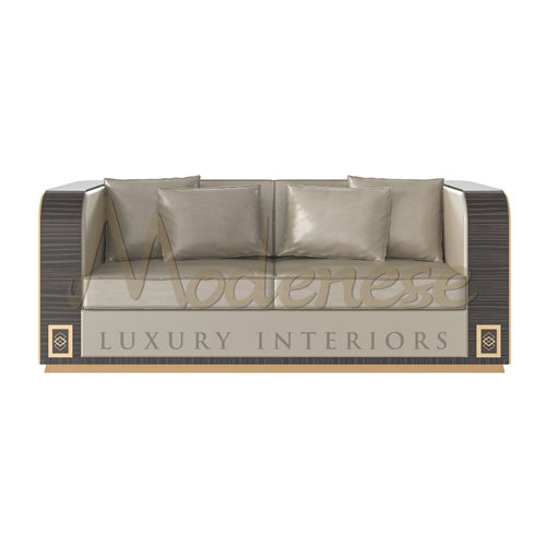 現代風ソファー - 20404 - Modenese Luxury Interiors - マカッサル黒檀製 / 漆木材 / 革製