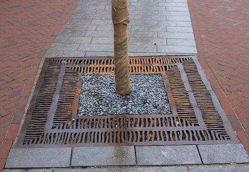 正方形樹木保護柵 - ZENNE - ANAE street furniture - コールテン鋼製
