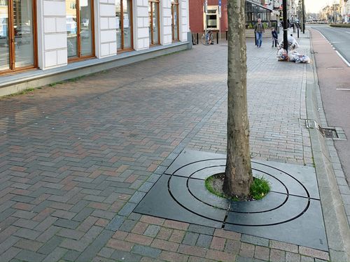 正方形樹木保護柵 - ELBE - ANAE street furniture - 鋳鉄製