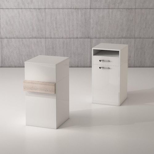 木製オフィスユニット - QF/5BS - Italvetrine - 開き戸付き / 引き出し1つ / キータイプ