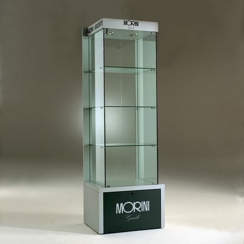 現代風展示ケース - MORINI GIOIELLI - Italvetrine - ガラス製 / 金属製 / 可視