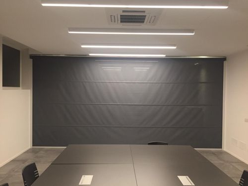 天井用オフィス用間仕切り - DIVISORIO A SCOMPARSA PER UFFICIO - Solaris Tende srl - 布製