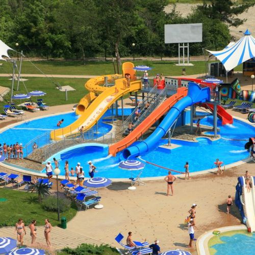 直立型滑り台 - KIDS' BODY - Polin Waterparks - カーブ型 / ウォーターパーク用 / 管状